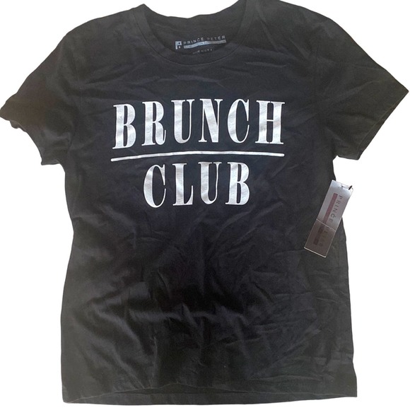 Prince Peter Collection Tops - Prince Peter Collection BRUNCH CLUB T-Shirt NWT